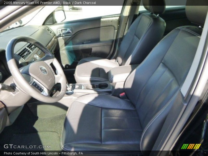 Black / Dark Charcoal 2008 Mercury Milan V6 Premier AWD