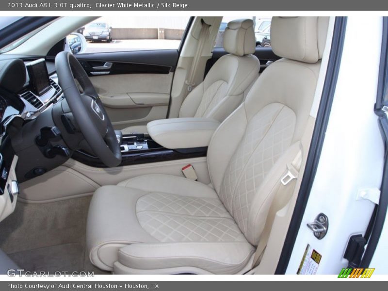 Front Seat of 2013 A8 L 3.0T quattro