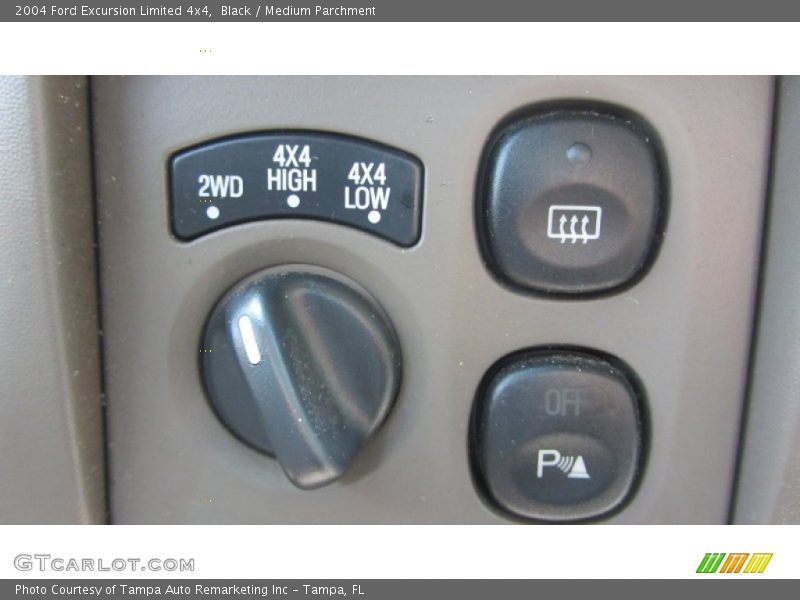 Controls of 2004 Excursion Limited 4x4