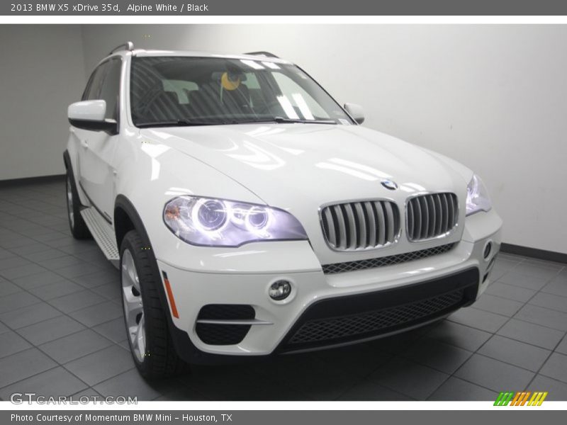 Alpine White / Black 2013 BMW X5 xDrive 35d