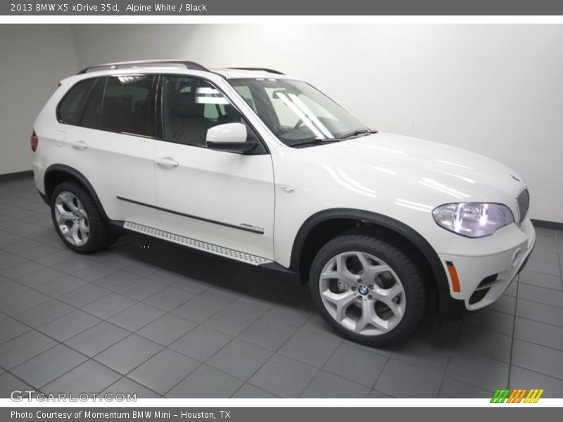 Alpine White / Black 2013 BMW X5 xDrive 35d