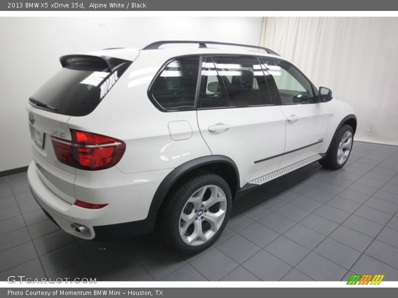 Alpine White / Black 2013 BMW X5 xDrive 35d