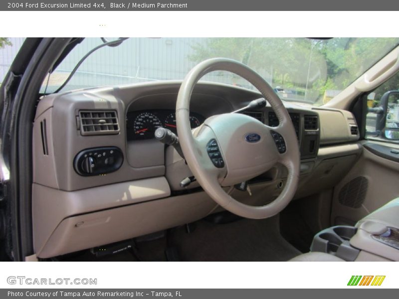 Black / Medium Parchment 2004 Ford Excursion Limited 4x4