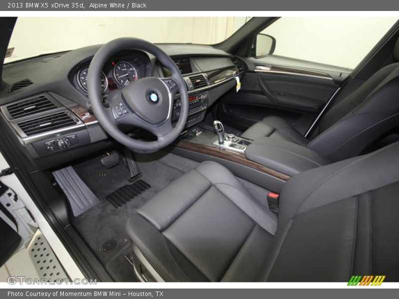 Alpine White / Black 2013 BMW X5 xDrive 35d