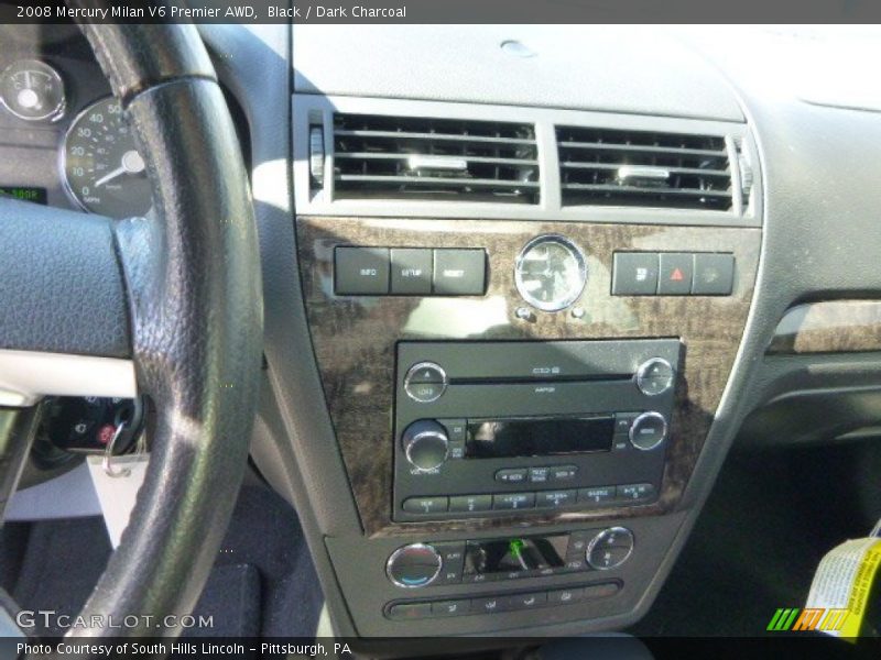 Black / Dark Charcoal 2008 Mercury Milan V6 Premier AWD