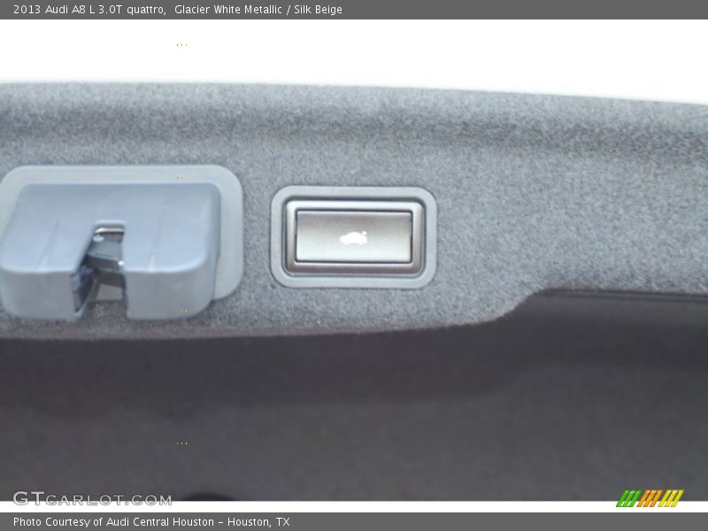 Glacier White Metallic / Silk Beige 2013 Audi A8 L 3.0T quattro
