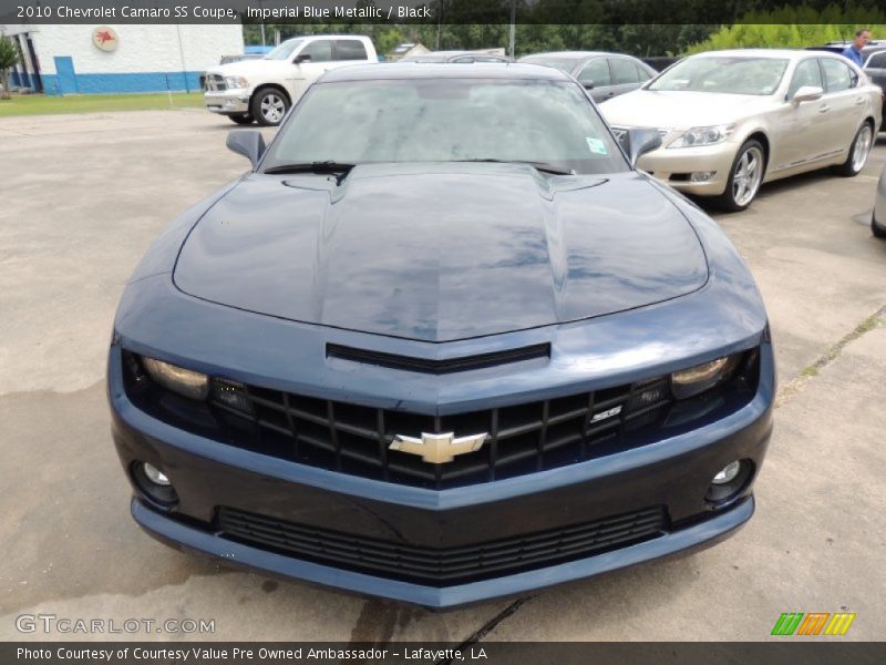 Imperial Blue Metallic / Black 2010 Chevrolet Camaro SS Coupe
