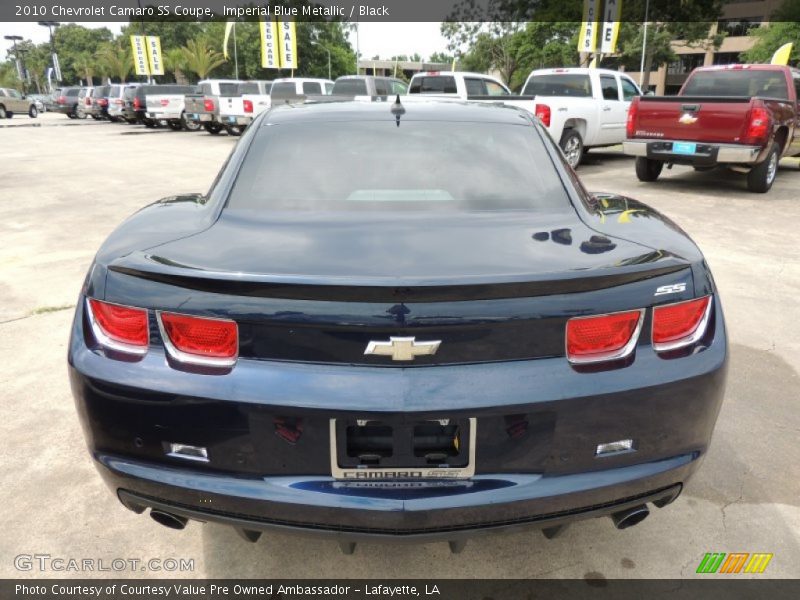 Imperial Blue Metallic / Black 2010 Chevrolet Camaro SS Coupe