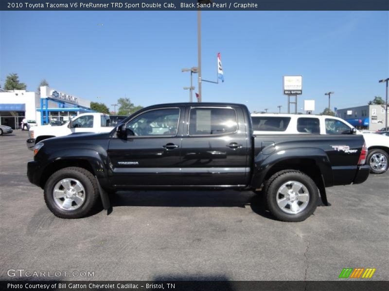 Black Sand Pearl / Graphite 2010 Toyota Tacoma V6 PreRunner TRD Sport Double Cab