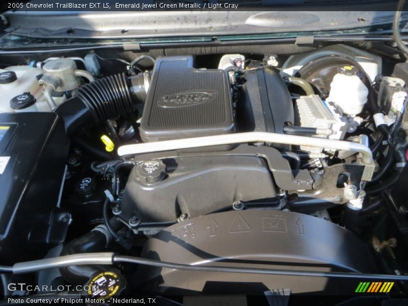 Emerald Jewel Green Metallic / Light Gray 2005 Chevrolet TrailBlazer EXT LS