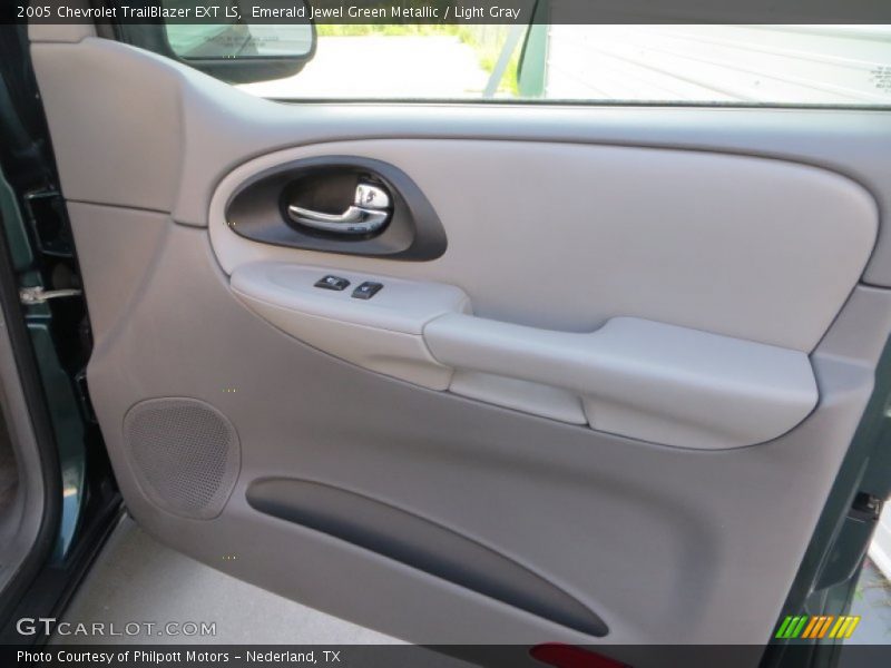 Emerald Jewel Green Metallic / Light Gray 2005 Chevrolet TrailBlazer EXT LS