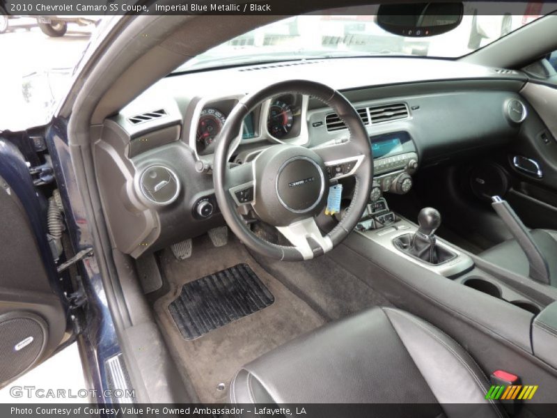 Imperial Blue Metallic / Black 2010 Chevrolet Camaro SS Coupe
