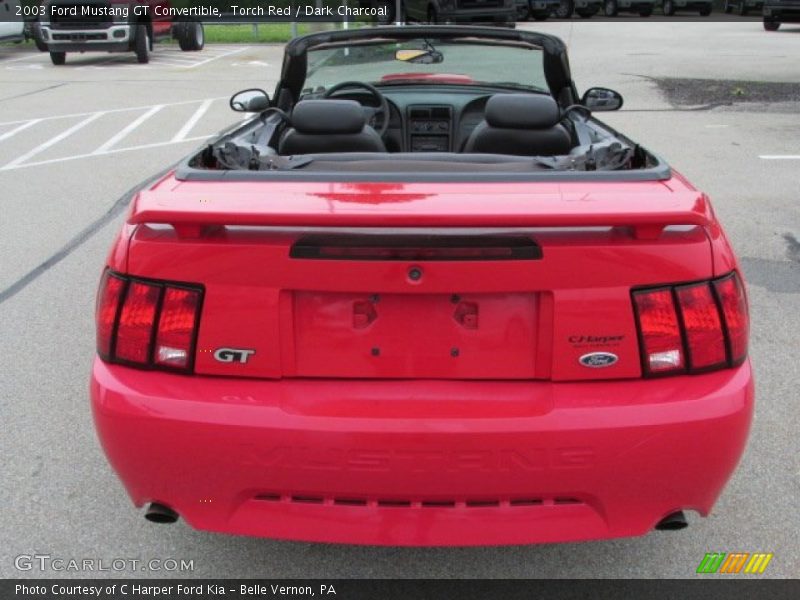 Torch Red / Dark Charcoal 2003 Ford Mustang GT Convertible