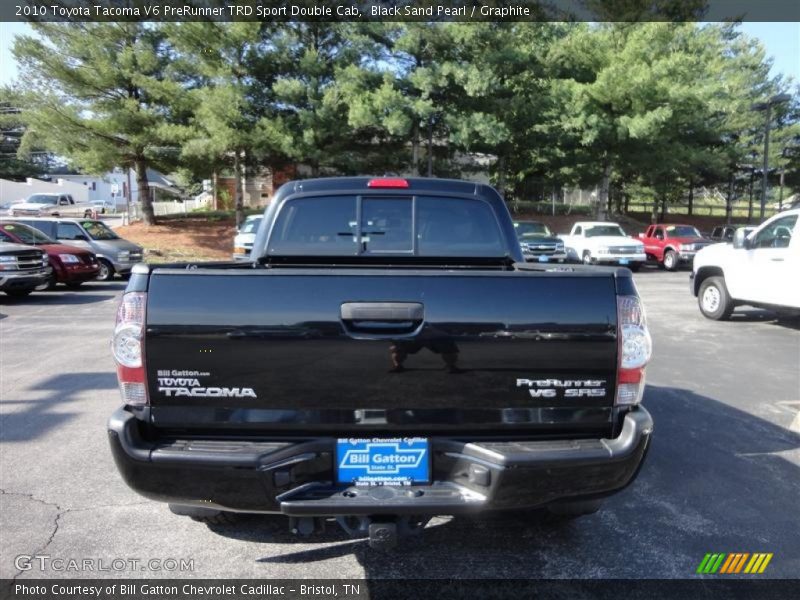 Black Sand Pearl / Graphite 2010 Toyota Tacoma V6 PreRunner TRD Sport Double Cab