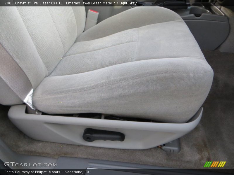 Emerald Jewel Green Metallic / Light Gray 2005 Chevrolet TrailBlazer EXT LS