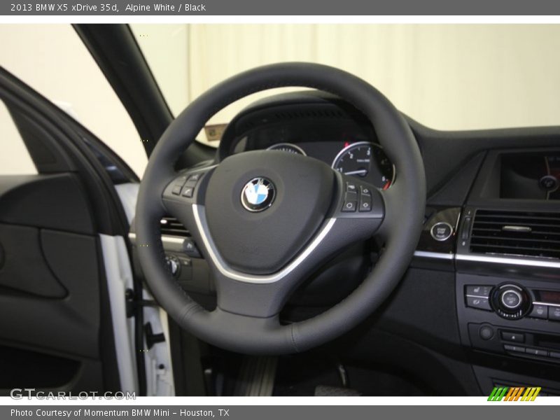 Alpine White / Black 2013 BMW X5 xDrive 35d