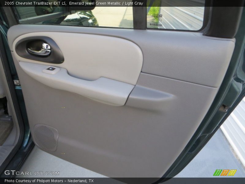 Emerald Jewel Green Metallic / Light Gray 2005 Chevrolet TrailBlazer EXT LS