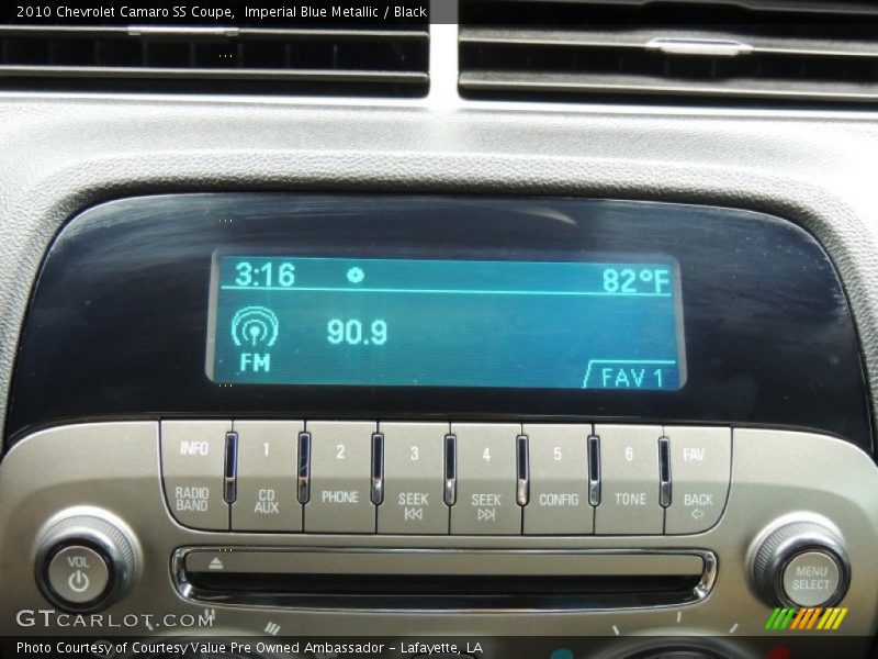 Imperial Blue Metallic / Black 2010 Chevrolet Camaro SS Coupe