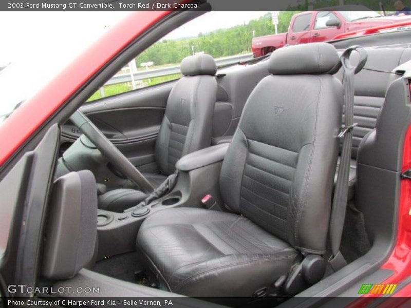 Torch Red / Dark Charcoal 2003 Ford Mustang GT Convertible