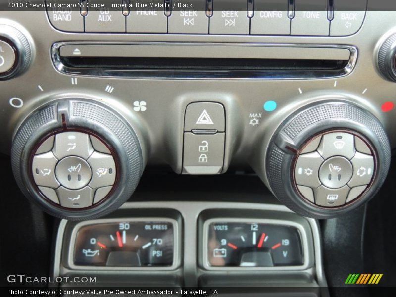 Imperial Blue Metallic / Black 2010 Chevrolet Camaro SS Coupe