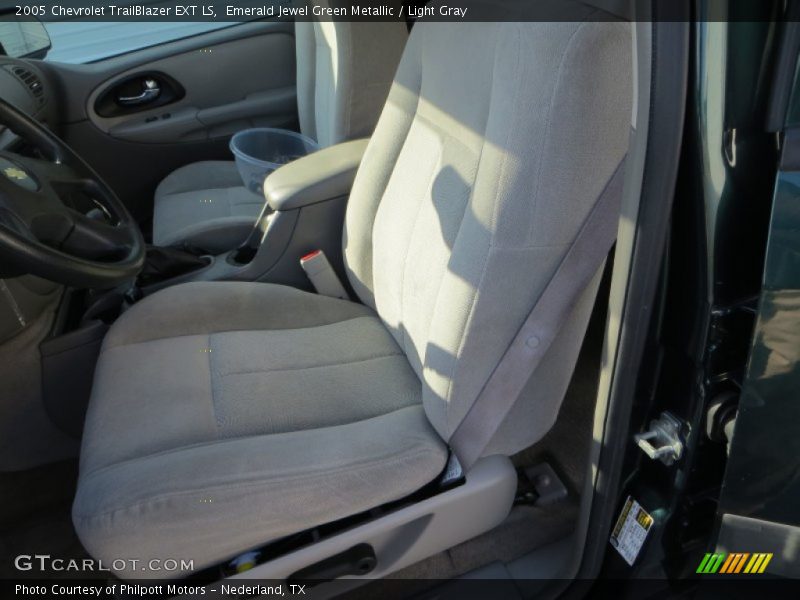Emerald Jewel Green Metallic / Light Gray 2005 Chevrolet TrailBlazer EXT LS