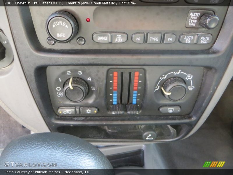 Emerald Jewel Green Metallic / Light Gray 2005 Chevrolet TrailBlazer EXT LS
