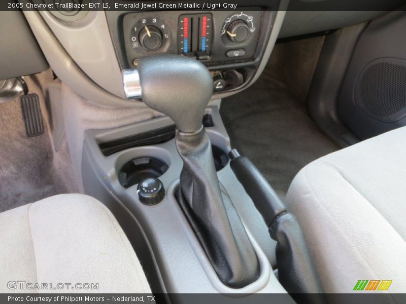 Emerald Jewel Green Metallic / Light Gray 2005 Chevrolet TrailBlazer EXT LS