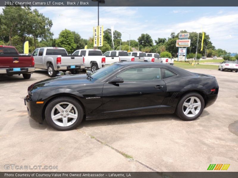 Black / Black 2012 Chevrolet Camaro LT Coupe