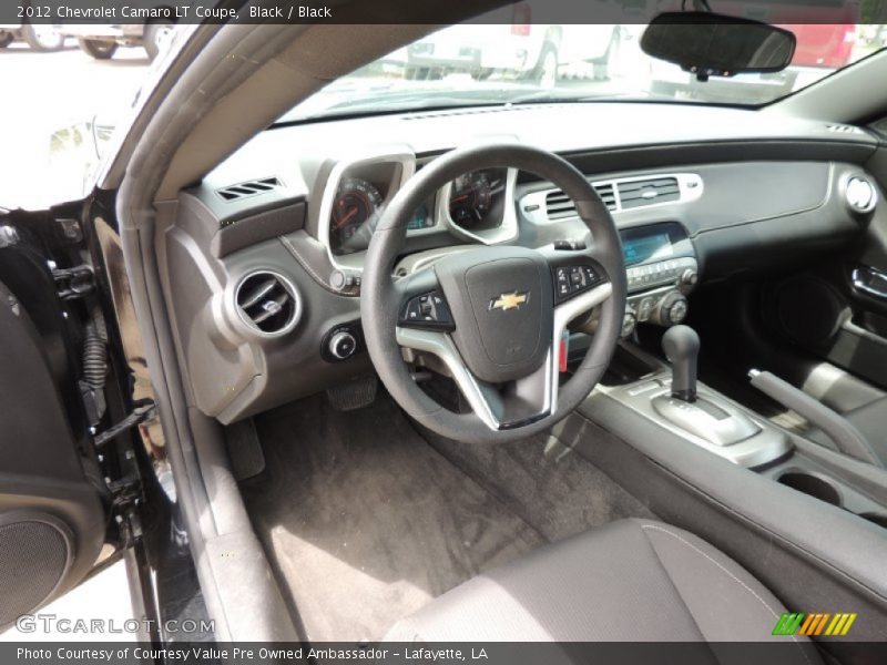 Black / Black 2012 Chevrolet Camaro LT Coupe