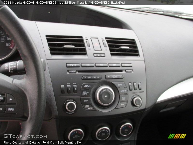 Controls of 2012 MAZDA3 MAZDASPEED3
