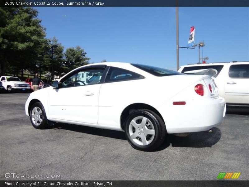Summit White / Gray 2008 Chevrolet Cobalt LS Coupe