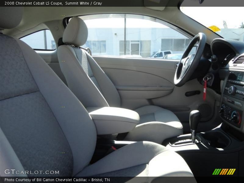 Summit White / Gray 2008 Chevrolet Cobalt LS Coupe
