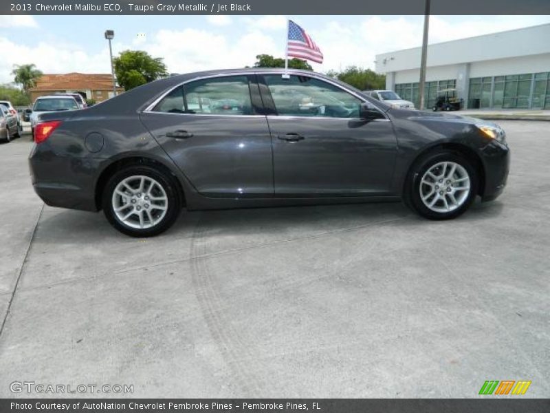 Taupe Gray Metallic / Jet Black 2013 Chevrolet Malibu ECO