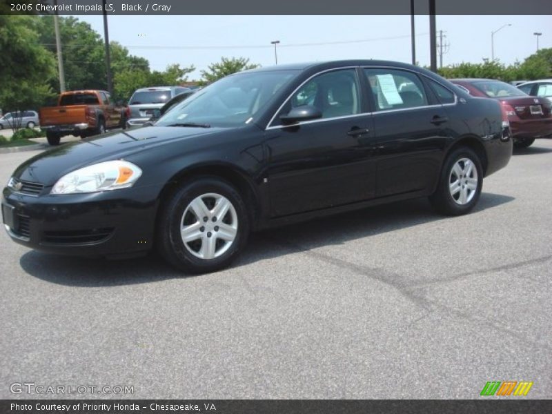 Black / Gray 2006 Chevrolet Impala LS
