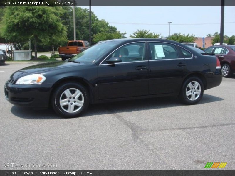 Black / Gray 2006 Chevrolet Impala LS