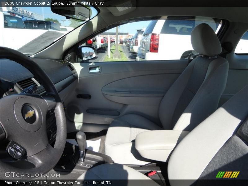 Summit White / Gray 2008 Chevrolet Cobalt LS Coupe