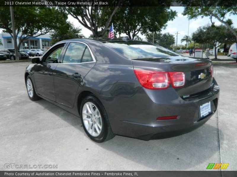 Taupe Gray Metallic / Jet Black 2013 Chevrolet Malibu ECO