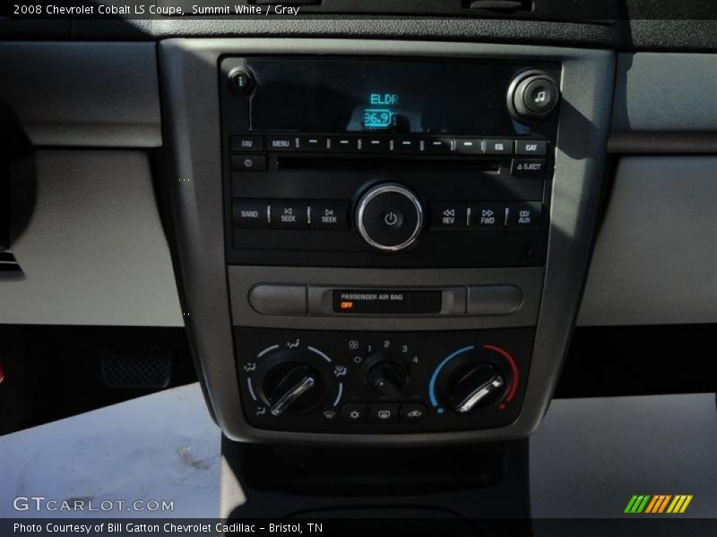 Summit White / Gray 2008 Chevrolet Cobalt LS Coupe