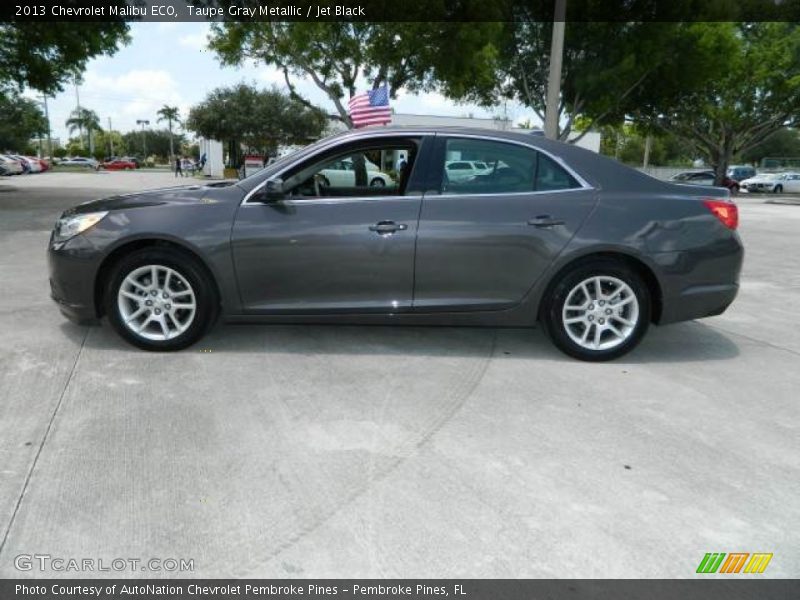 Taupe Gray Metallic / Jet Black 2013 Chevrolet Malibu ECO