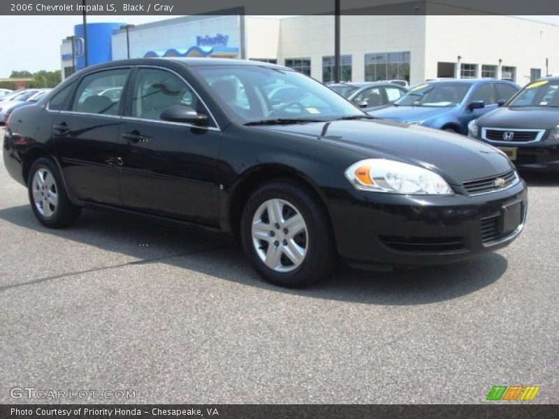 Black / Gray 2006 Chevrolet Impala LS