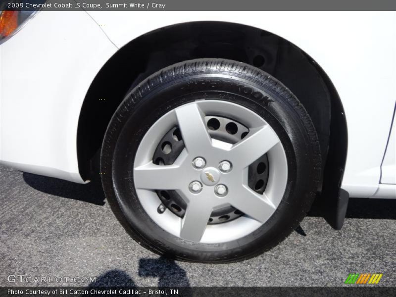 Summit White / Gray 2008 Chevrolet Cobalt LS Coupe