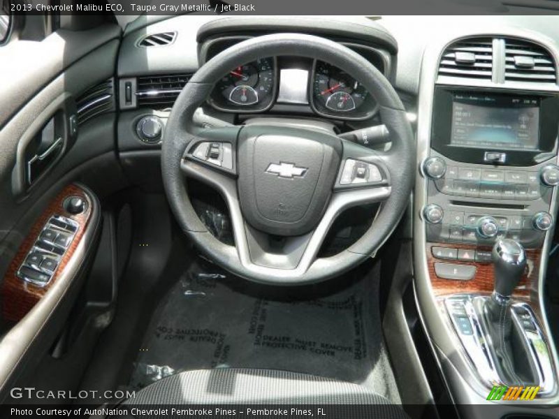 Taupe Gray Metallic / Jet Black 2013 Chevrolet Malibu ECO