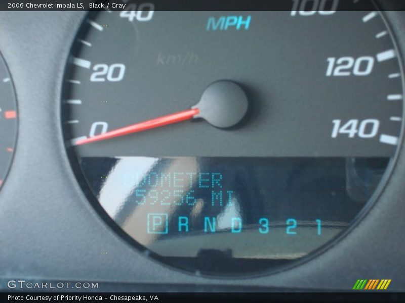Black / Gray 2006 Chevrolet Impala LS