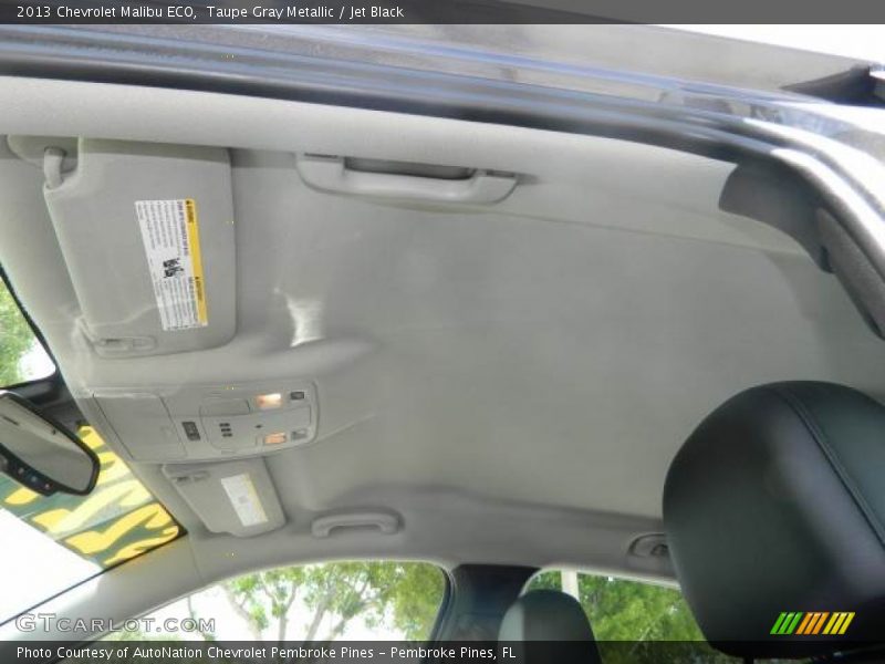 Taupe Gray Metallic / Jet Black 2013 Chevrolet Malibu ECO