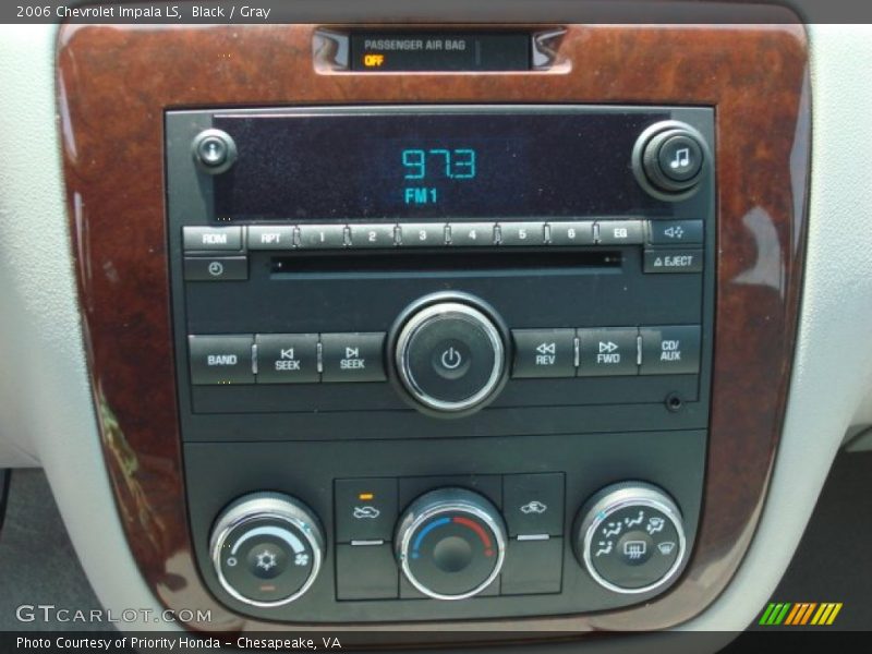 Black / Gray 2006 Chevrolet Impala LS