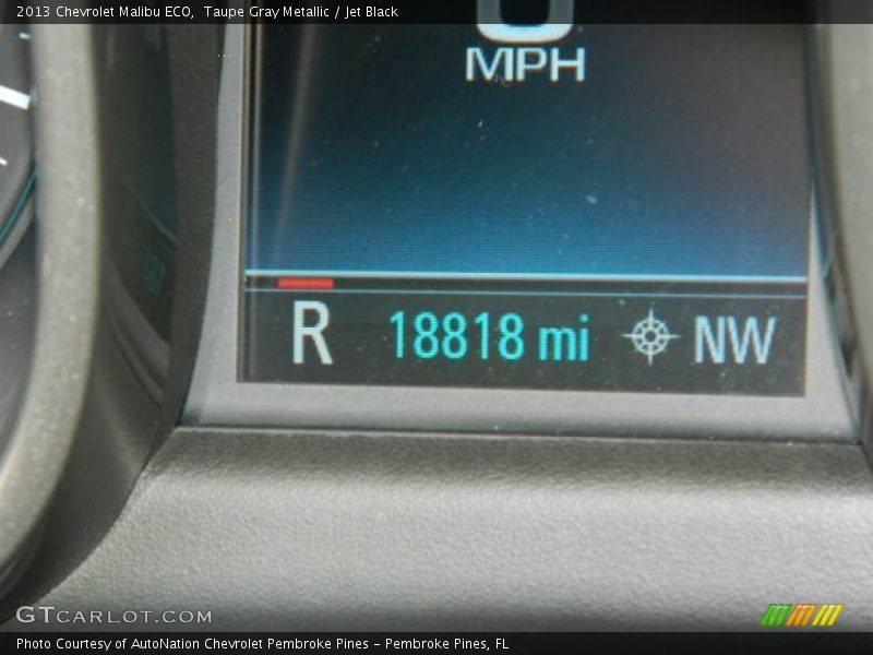 Taupe Gray Metallic / Jet Black 2013 Chevrolet Malibu ECO