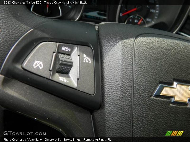 Taupe Gray Metallic / Jet Black 2013 Chevrolet Malibu ECO