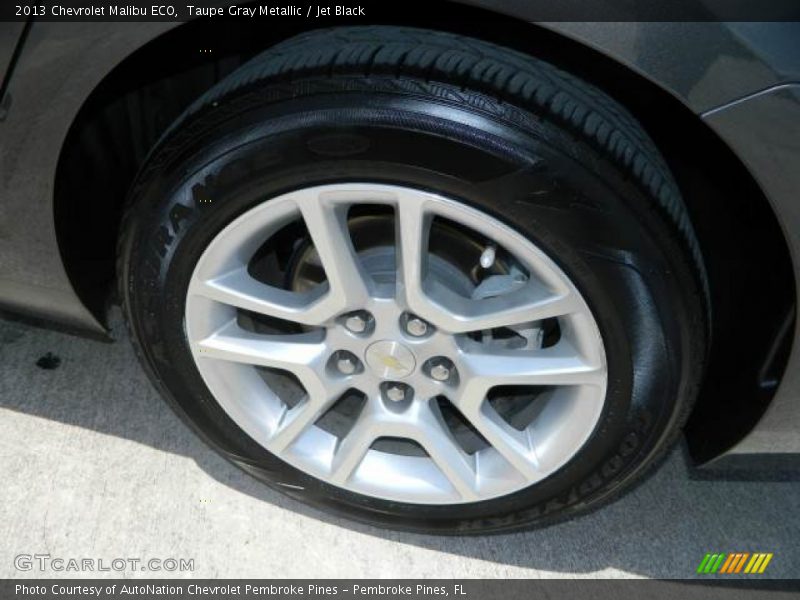 Taupe Gray Metallic / Jet Black 2013 Chevrolet Malibu ECO