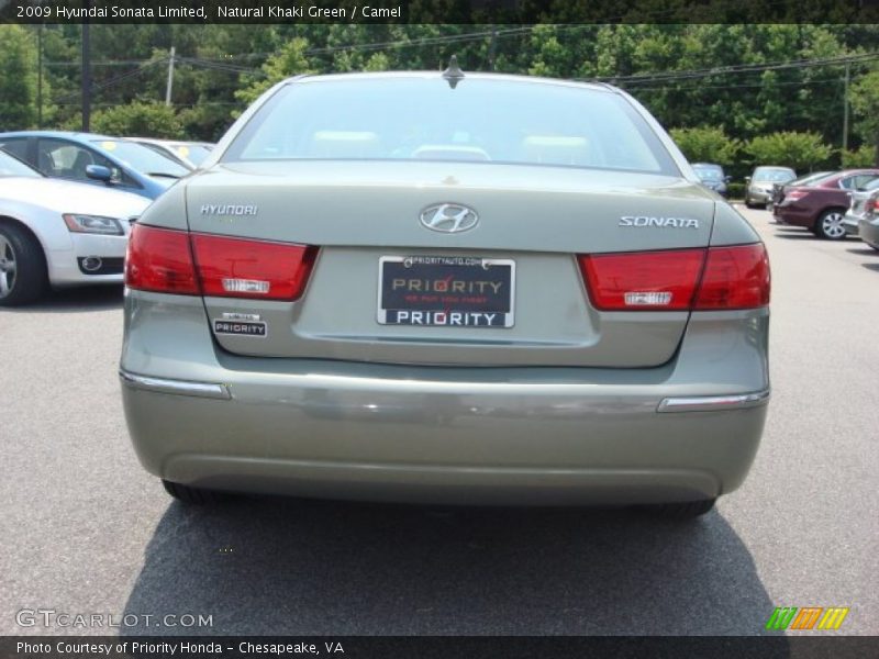 Natural Khaki Green / Camel 2009 Hyundai Sonata Limited