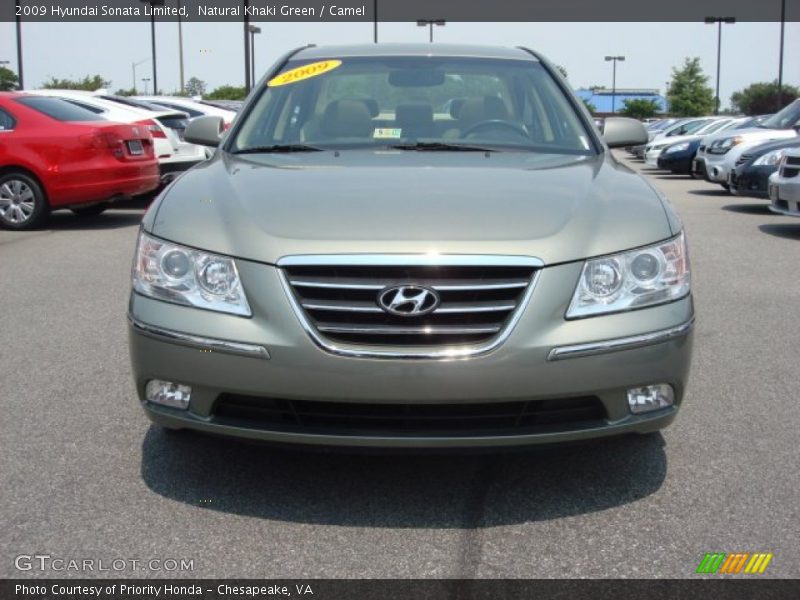 Natural Khaki Green / Camel 2009 Hyundai Sonata Limited